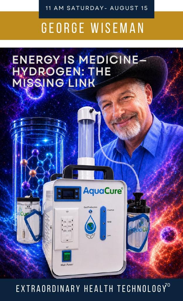 George Wiseman — Energy is Medicine. Hydrogen: The Missing Link.