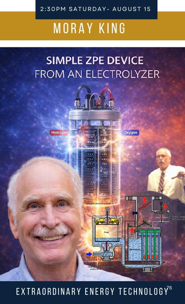 Moray B. King — Simple ZPE Device from an Electrolyzer