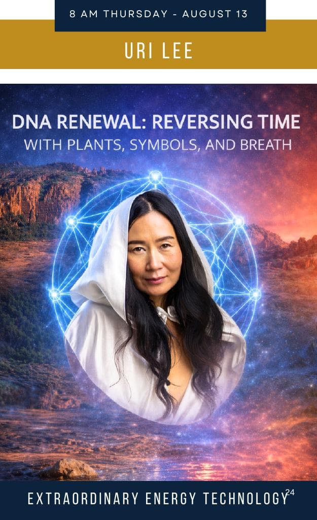 Uri Lee — DNA Renewal: Reversing Time with Plant, Symbols, and Breath